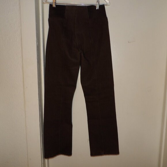 DG2 By Diane Gilman Brown Pull On Jeans Sz S - Picture 5 of 6